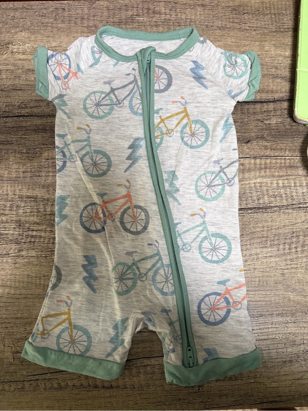 Little Sleepies "Let's Ride" Zippy Shortie - 6-12 months